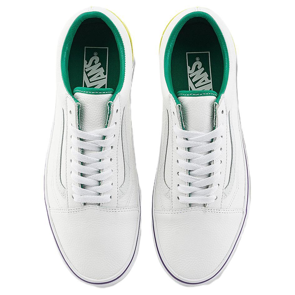 Vans Old Skool Anti-Slip Wear-Resistant Low-Top Skateboard Shoes Unisex White