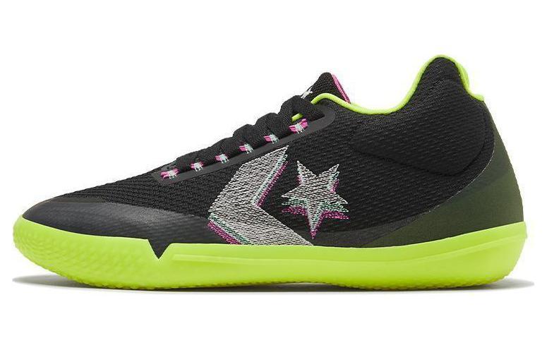Converse All Star Bb Evo Hi Vis Black Lemon Venom