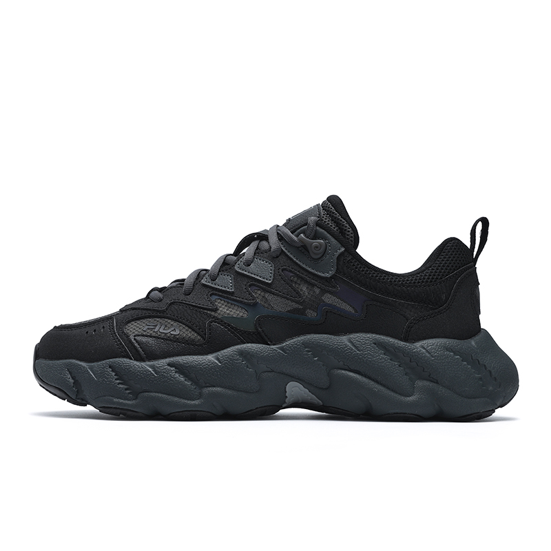 FILA Fern 2 Fern Sneakers 2.0 Abrasion Resistant, Lightweight, And Breathable Low Top Casual Shoes Men's Black