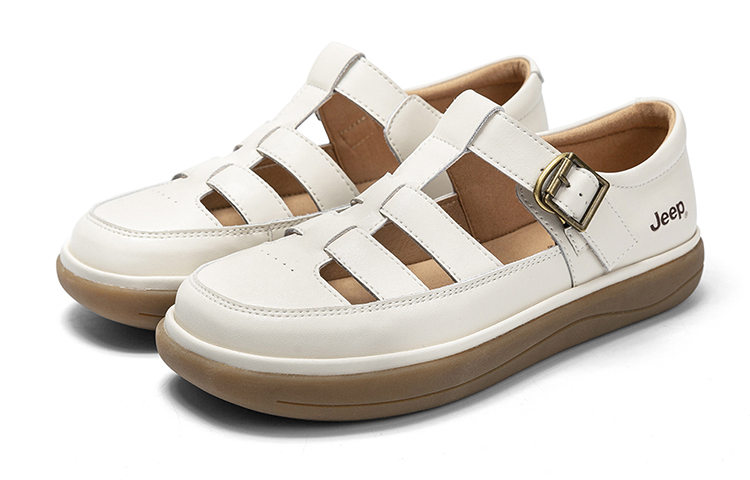 Jeep Casual Single Shoes Women's Ecru купить в интернет-магазине Yoocart с быстрой доставкой по России.