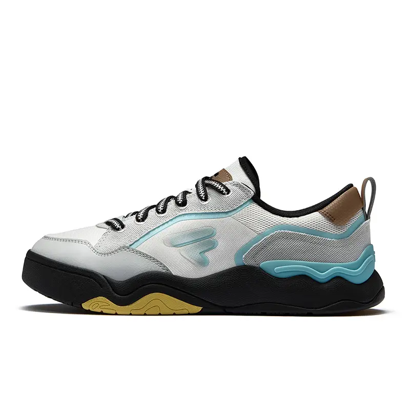 FILA FUSION KICK II DX CVS Low Top Skateboard Shoes Men's White Black