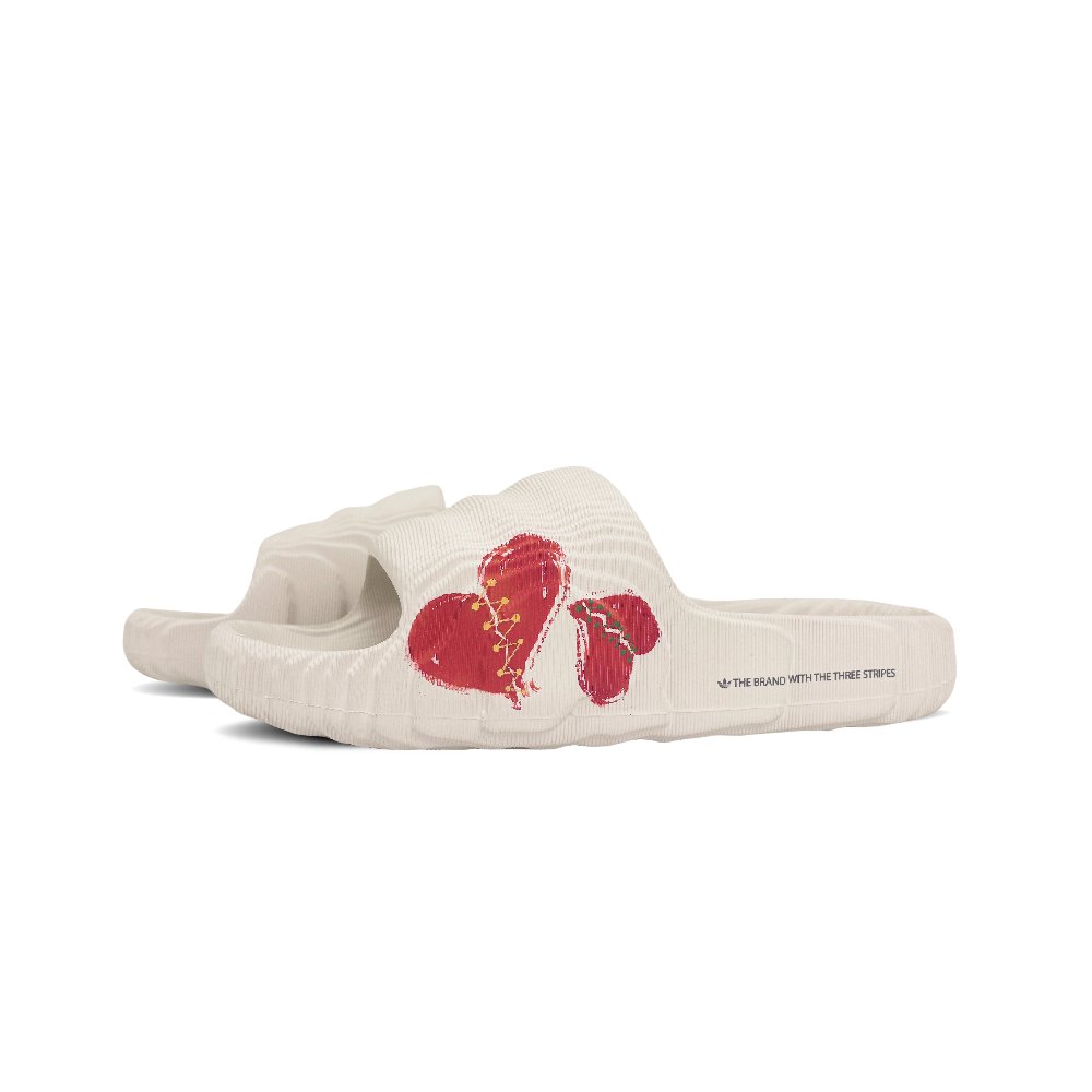 Adidas Originals ADILETTE 22 Slip Resistant Slide Slippers Unisex Red White