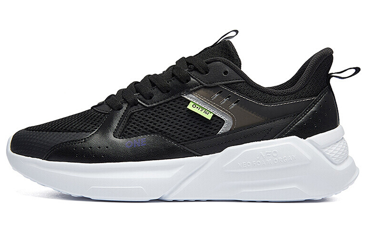 361° NFO Casual Shoes Men Low-Top Black White