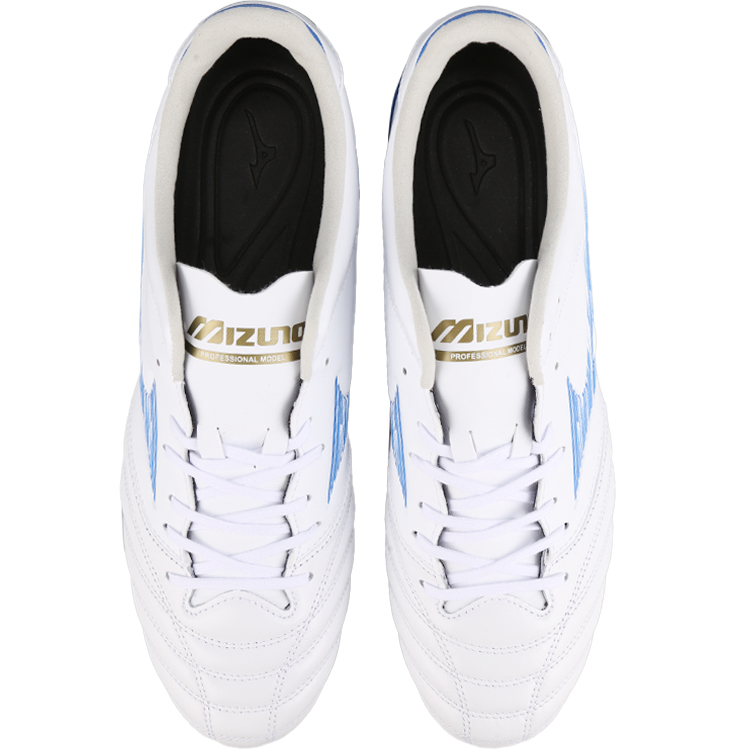 Mizuno Morelia Neo 4 AG Rubber Short Studs Cushioning Coverage Soccer Shoes Men's White Blue купить в интернет-магазине Yoocart с быстрой доставкой по России.