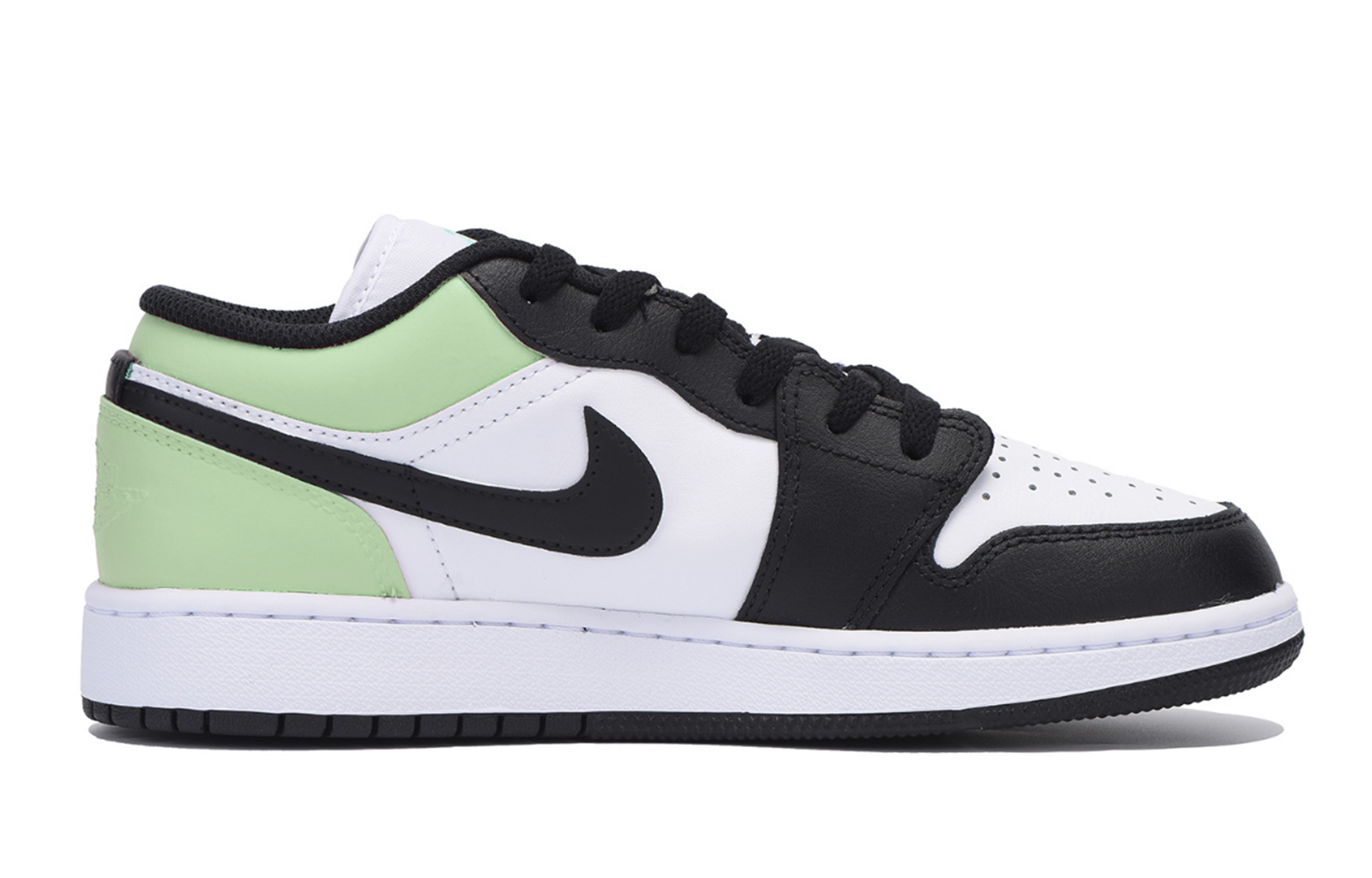 Jordan Air Jordan 1 Low Top Vintage Basketball Shoes Men's White Green купить в интернет-магазине Yoocart с быстрой доставкой по России.