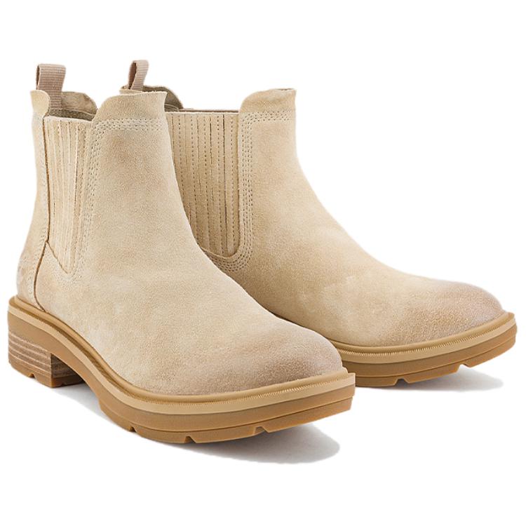 Timberland Short Chelsea Boots Women's Light Beige