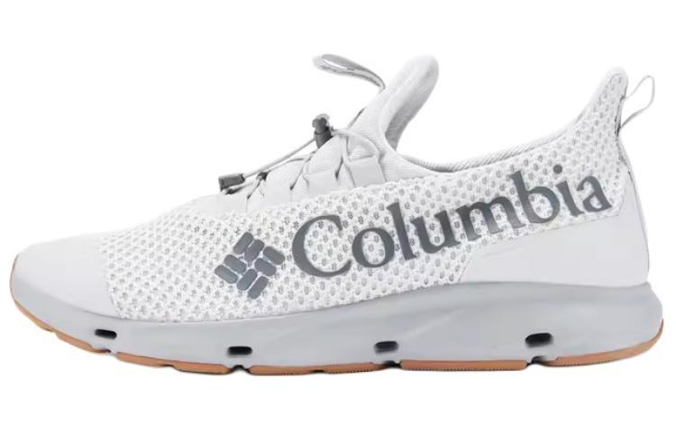 Columbia Durable Breathable Low-Top Outdoor Shoes Men's White Gray
