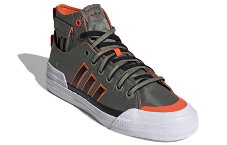 Adidas Nizza Hi Dl 'Green White Orange' купить в интернет-магазине Yoocart с быстрой доставкой по России.