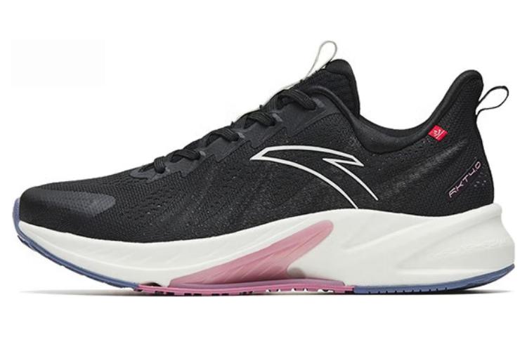 Anta Rocket 4.0 Cushioned Wear-Resistant Breathable Low-Top Running Shoes Women's Black Purple