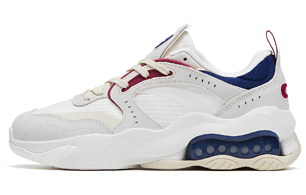 Anta Kaiyuan 982 Cushioned Wear-Resistant Lightweight Low-Top Sports Casual Shoes Women's White Gray Blue