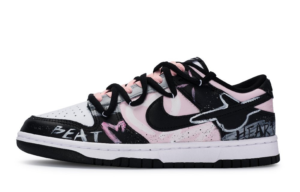 Nike Dunk Skateboard Shoes Women's Low-Top White