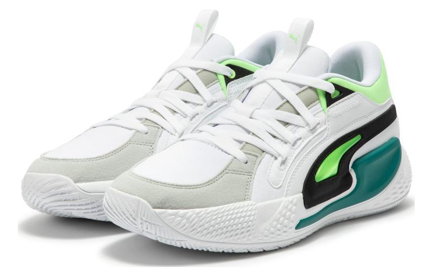 PUMA Court Rider Chaos 'Jewel White Fizzy Lime' купить в интернет-магазине Yoocart с быстрой доставкой по России.