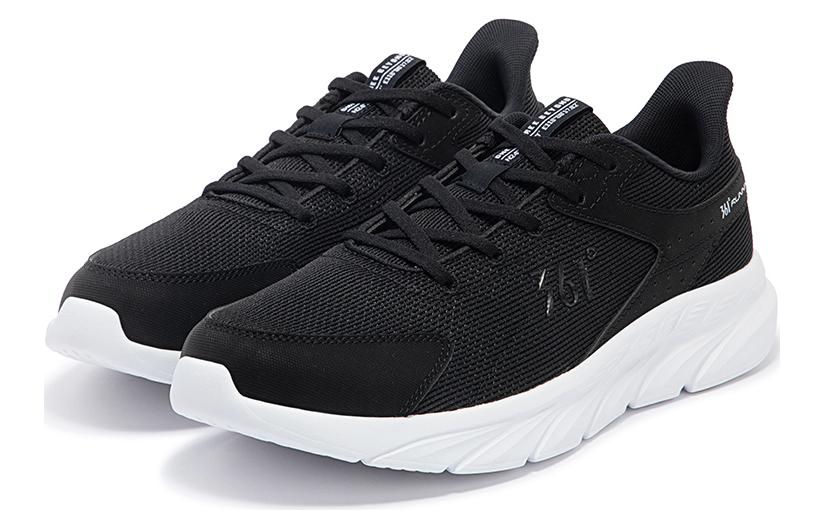 361° Cushioning, Breathable, Lightweight, Rebound Low Top Running Shoes Men's Black White