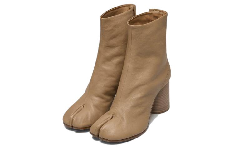 Maison Margiela Tabi 80mm Leather Ankle Boots купить в интернет-магазине Yoocart с быстрой доставкой по России.
