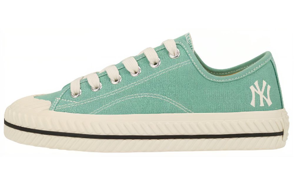MLB Playball Anti-Slip Wear-Resistant Low-Top Canvas Shoes Unisex Green