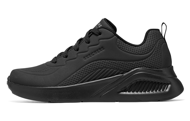 Skechers Uno Lite Cushioning Abrasion Resistant Breathable Low Top Skateboard Shoes Women's Black