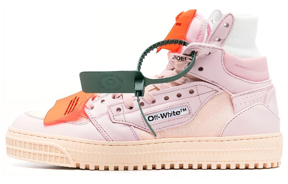 OFF WHITE Off Court 3.0 High Top Sneakers 'Pink Beige' Women's