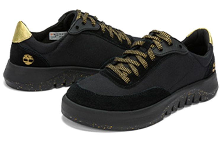 Timberland Supaway Leather And Fabric Oxford Trainers 'Black With Gold' Women's купить в интернет-магазине Yoocart с быстрой доставкой по России.