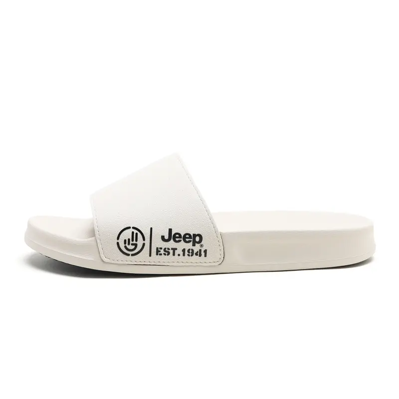 Jeep Slide Slippers Men's Beige