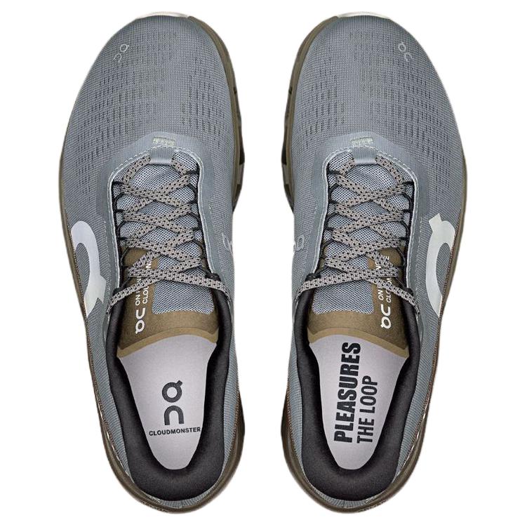 On Running CloudmOnster 2 PLS TL Pleasures Mist Olive Women's