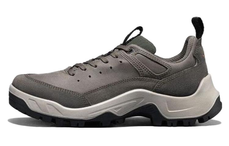 Ecco Cushioned Wear-Resistant Slip-Resistant Low-Top Outdoor Shoes Men's Brown White
