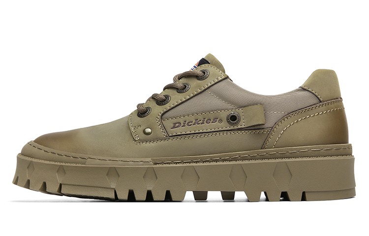 Dickies Slip Resistant Ankle Length Outdoor Boots Men's Brown Green