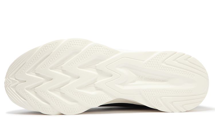 361° Low Top Running Shoes Men's Black White