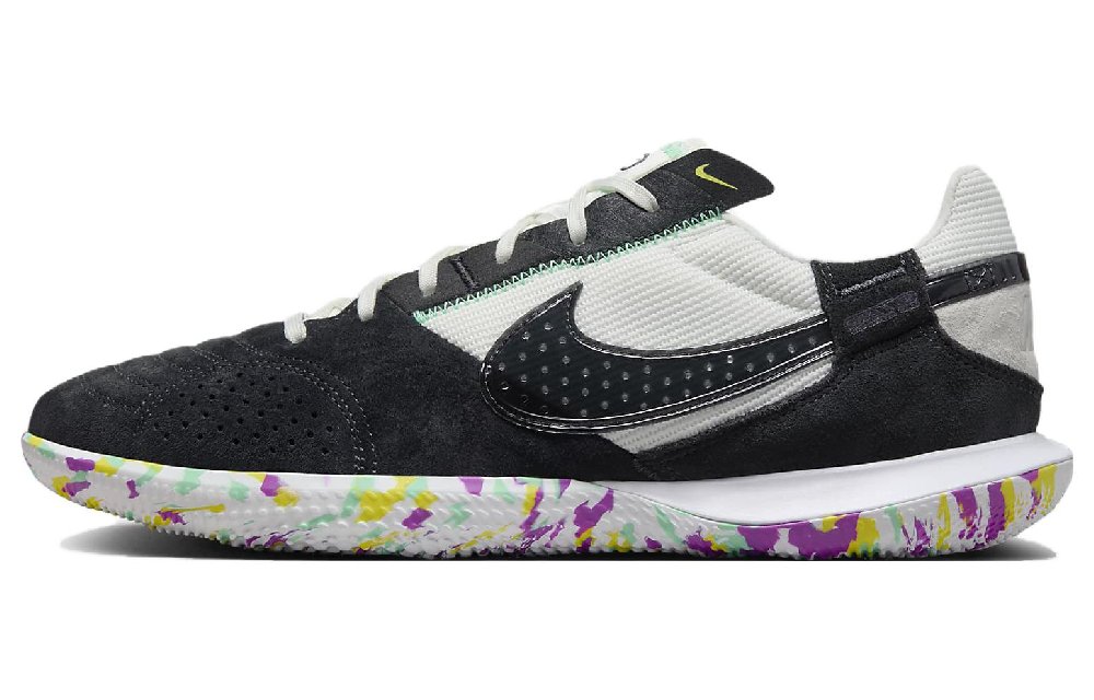 NIKE Streetgato Футбольные бутсы Низкие Черно-серый Цвет Мужские