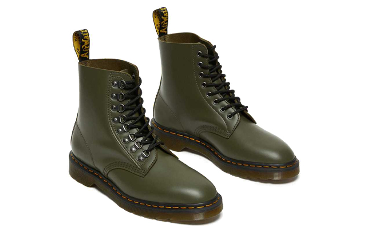 Dr. Martens 1460 Pascal Verso Stylish Simplicity Waterproof Wear resistant Mid Tops Martin Boots Couple Style Green купить в интернет-магазине Yoocart с быстрой доставкой по России.