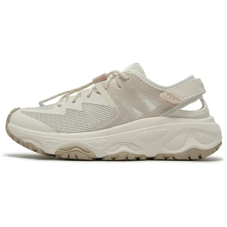361° Abrasion Resistant Breathable Quick Dry Slip Resistant Low Top Casual Running Shoes Women's Lotus Seed White