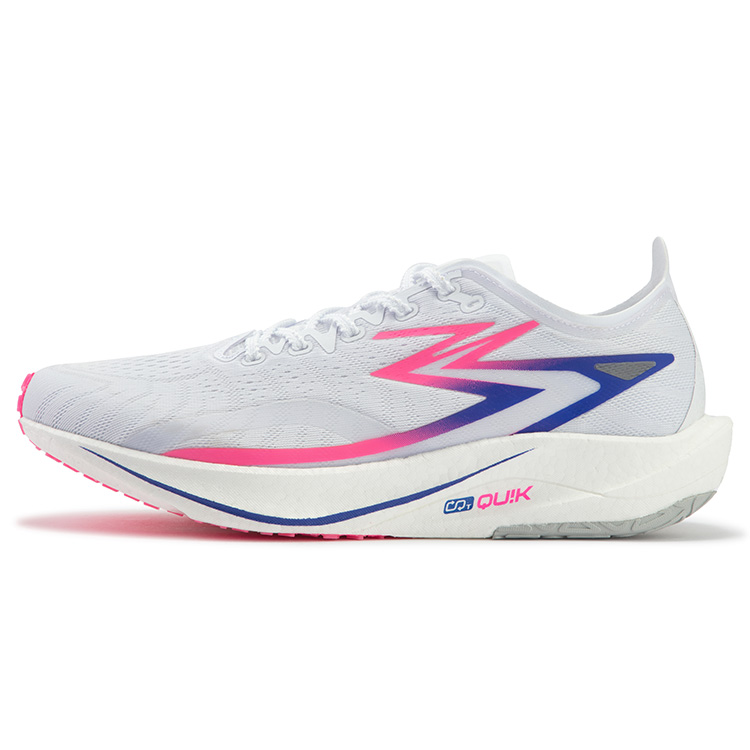 361° Speed Team Cushioning, Wear Resistant Low Top Running Shoes Men's White Pink