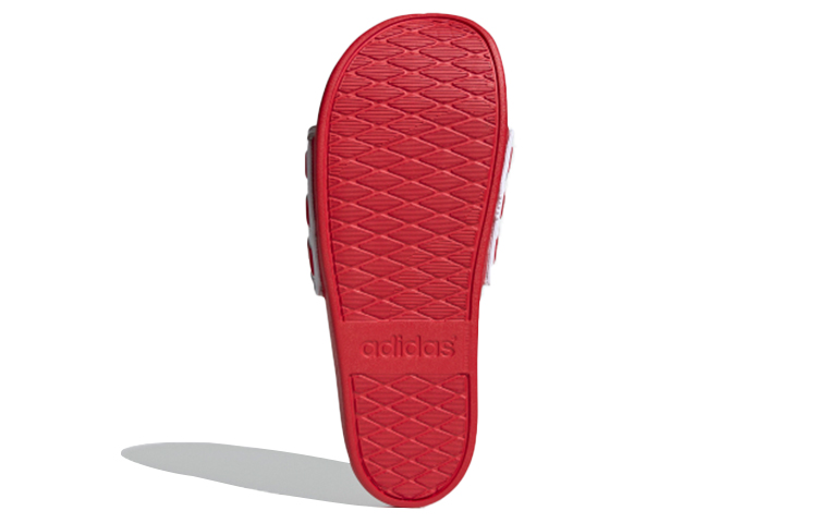 Adidas Neo Adilette Comfort Adj Yellow Crossover Red White Unisex Slippers 'Red White'