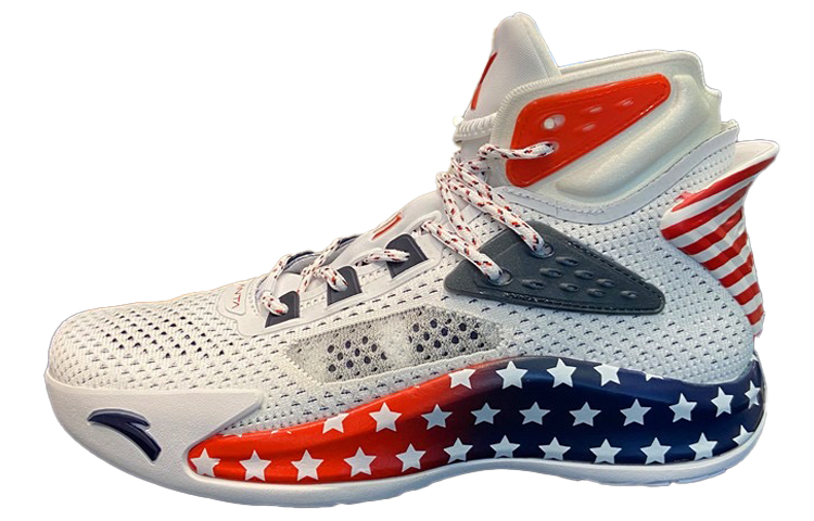 Anta KT5 Thompson Cushioning Anti-Slip And Wear-Resistant High-Top Basketball Shoes Men's White