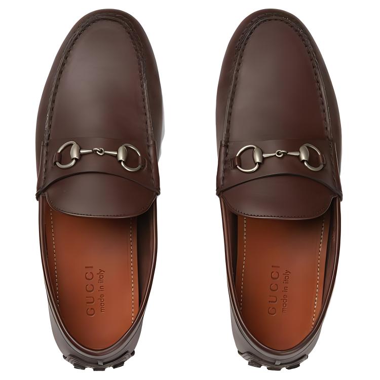 GUCCI Horsebit-deatil Leather Loafers купить в интернет-магазине Yoocart с быстрой доставкой по России.
