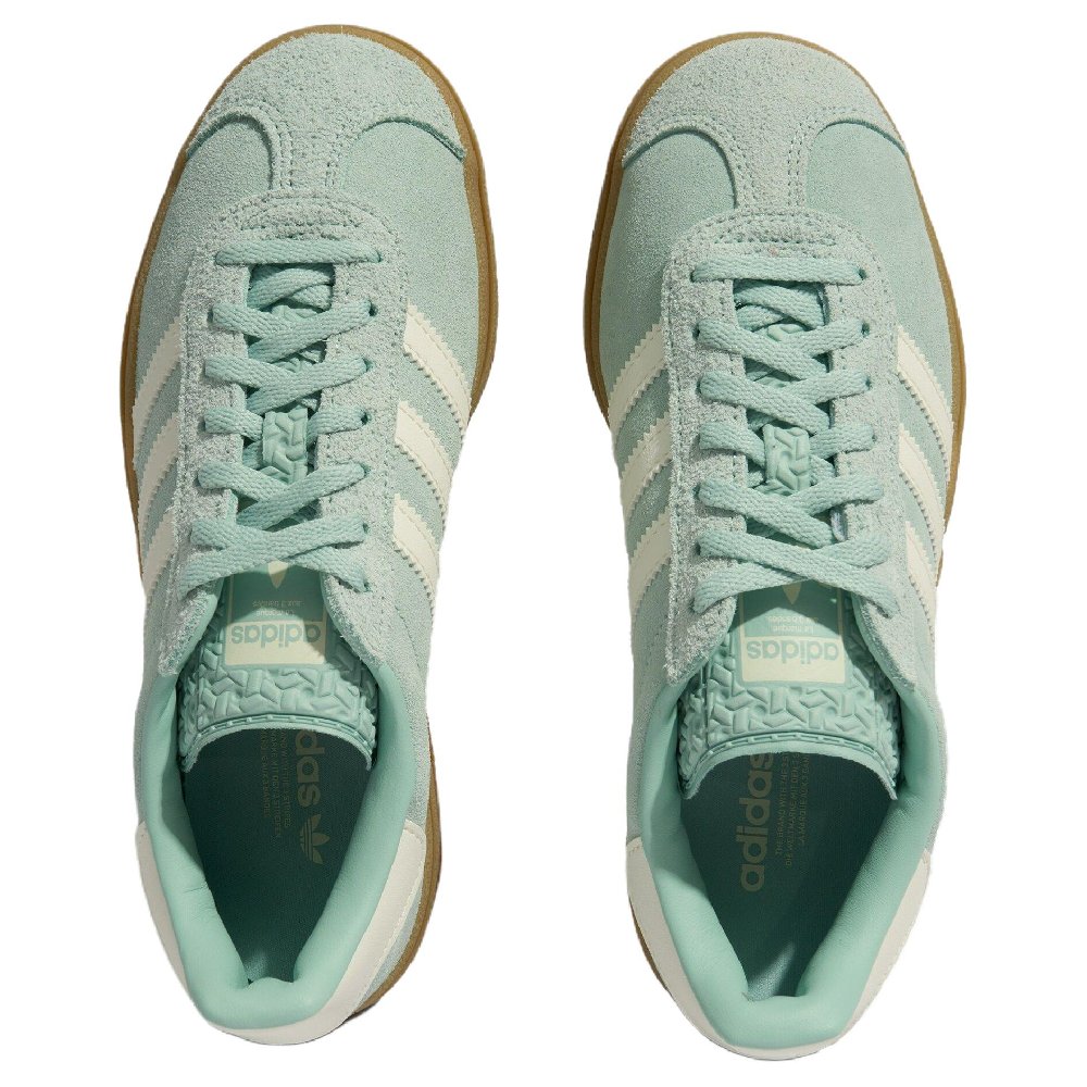 Adidas Originals GAZELLE BOLD Abrasion Resistant Low Top Skateboard Shoes Women's Green