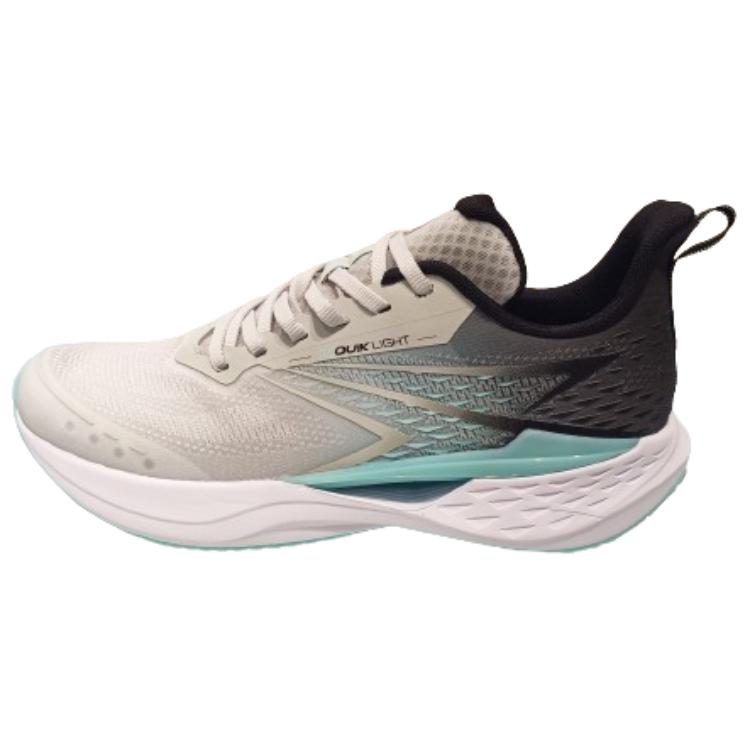 361° Cushioning, Slip Resistant, Breathable, Lightweight Low Top Running Shoes Men's Gray Green Black