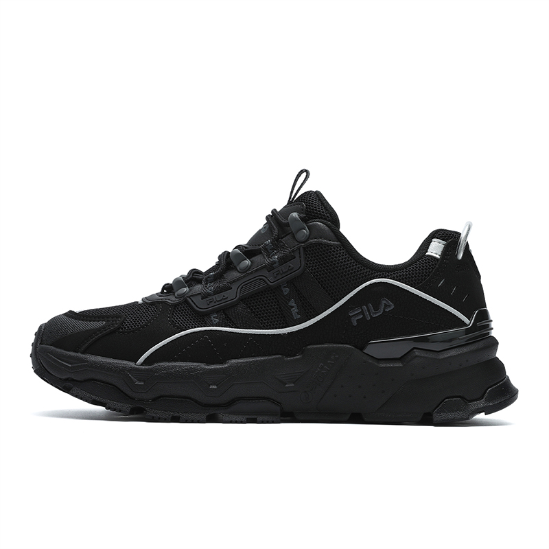 FILA TREK Abrasion Resistant Coverage Low Top Casual Shoes Women's Black