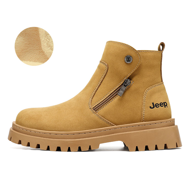 Jeep Classic Yellow Boots Crew Martin Boot Men's Earth Yellow