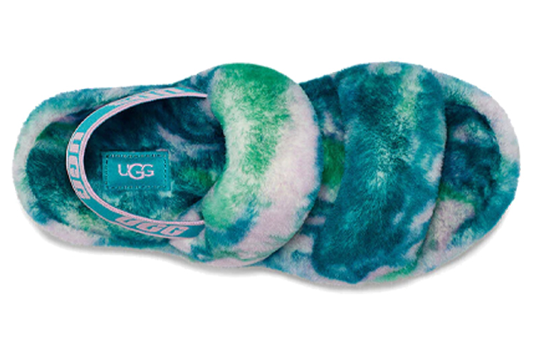 UGG Oh Yeah Slide Marble Aquatic Blue Women's купить в интернет-магазине Yoocart с быстрой доставкой по России.