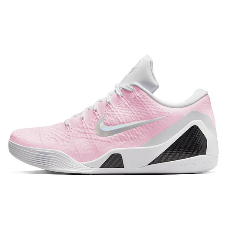 Nike Kobe 9 Elite Low Protro 'Halo' Cushioning Anti-Slip And Wear-Resistant Low-Top Basketball Shoes Unisex Pink White