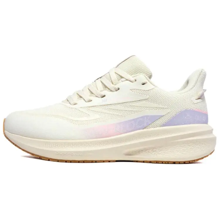361° Abrasion Resistant Slip Resistant Low top Casual Running Shoes Women's White Purple