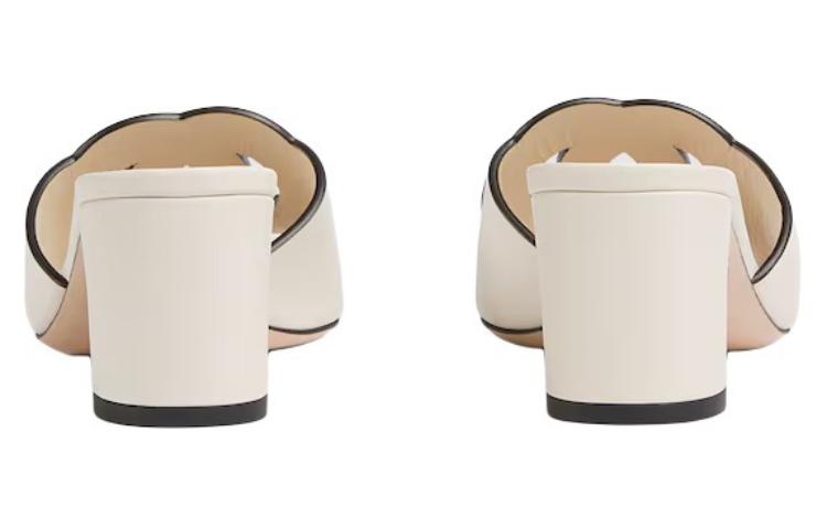 GUCCI Interlocking Slide Slippers Women's White купить в интернет-магазине Yoocart с быстрой доставкой по России.