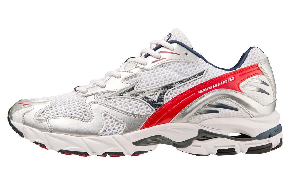 Mizuno Wave Rider 10 Og Pack High Risk Red Insignia Blue