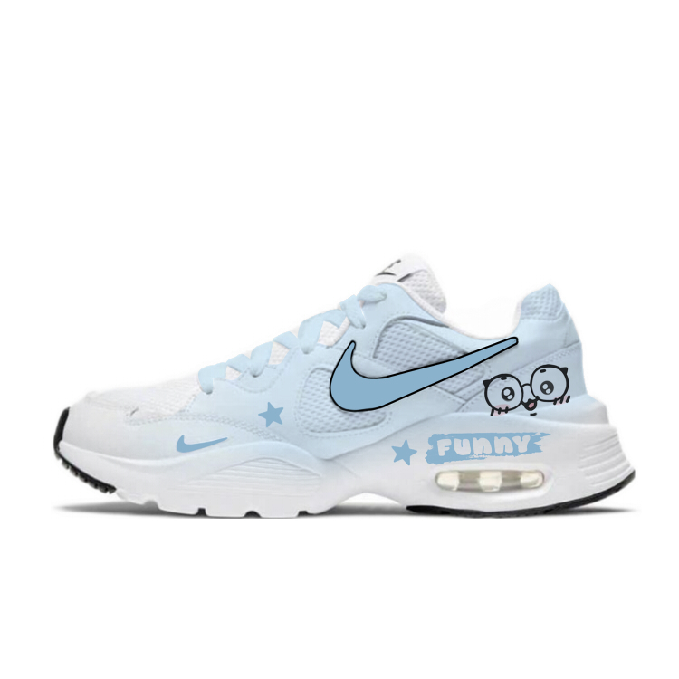 Nike Air Max Fusion Low Top Running Shoes Women's White