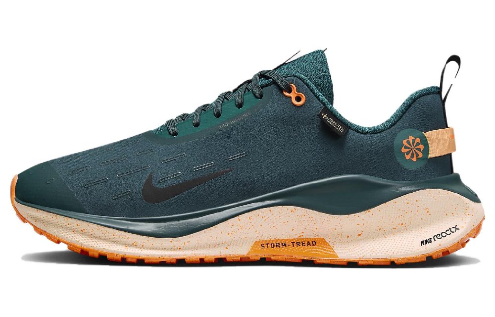 NIKE React Infinity Run Flyknit 4 Беговые кроссовки Низкие Мужские Зеленые