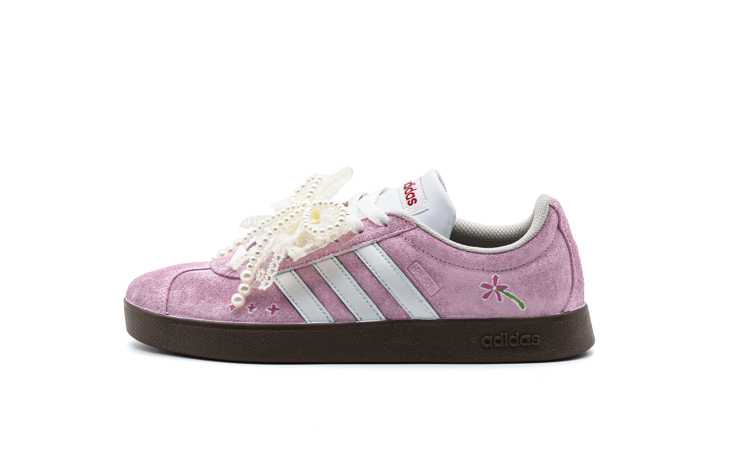 Adidas Neo VL Court 2.0 Low Top Skateboard Shoes Unisex Light Pink купить в интернет-магазине Yoocart с быстрой доставкой по России.