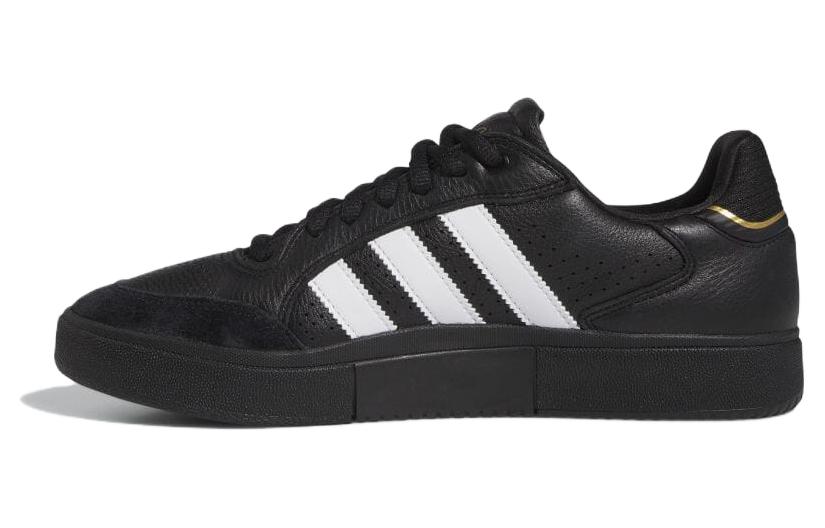 Adidas Tyshawn Low Core Black Cloud White Gold Metallic