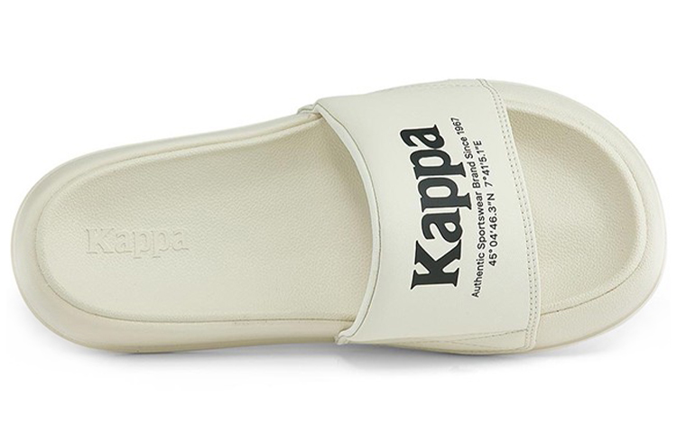 Kappa Slide Slippers Unisex Ecru купить в интернет-магазине Yoocart с быстрой доставкой по России.