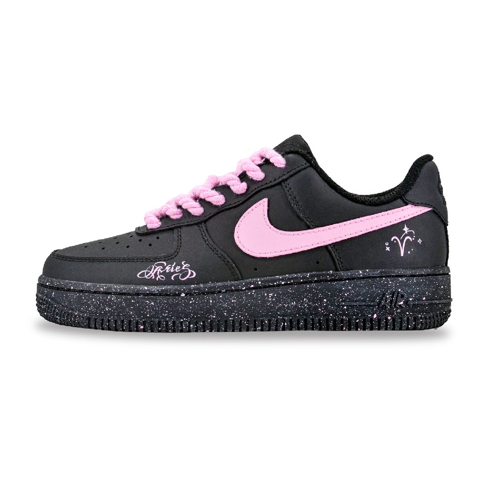 Nike Air Force 1 Anti-Slip Wear-Resistant Low-Top Air Force 1 Skateboard Shoes Women's Pink