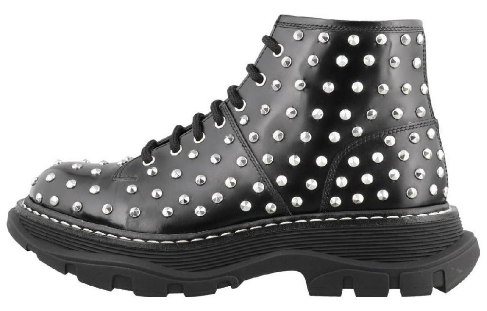 Alexander McQueen Ankle Boots 'Black Studd' Women's